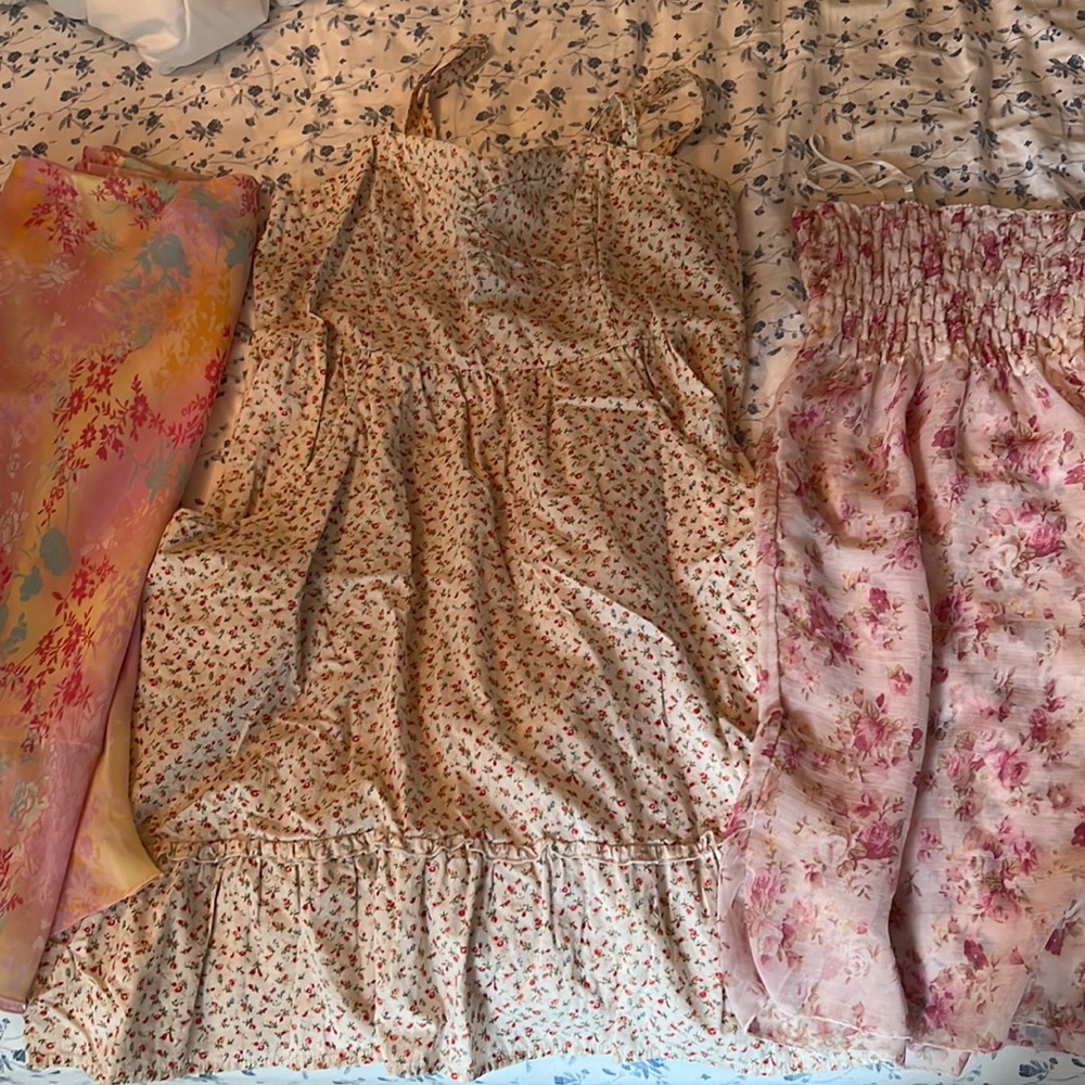 bundle of three XXL y2k floral